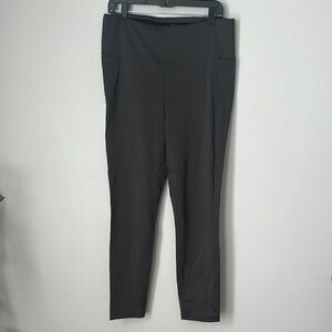Rachel Zoe Gray leggings with side pockets size L